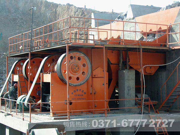 碎石破碎生產線 碎石破碎生產線