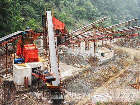 破碎石料的生產線都有什么設備組成？