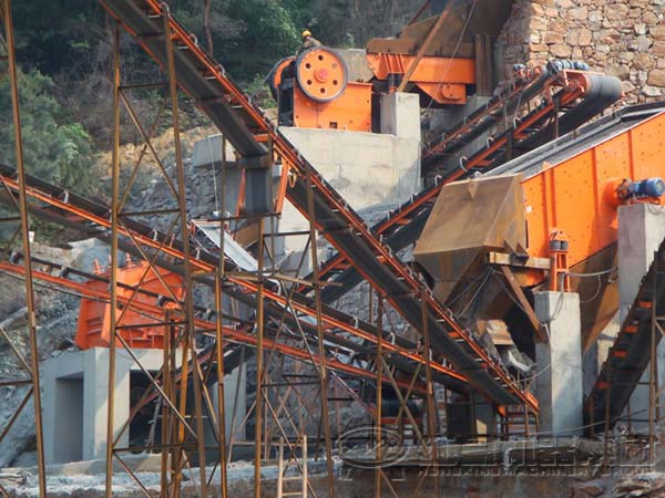 采石場石料生產線分類、投資狀況
