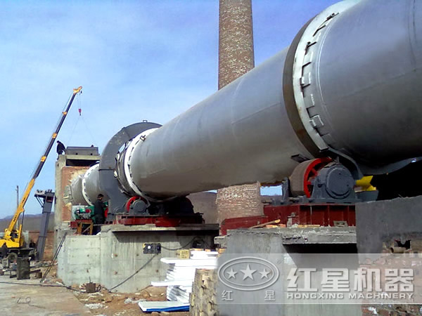 煤礦烘干機裝機客戶現場 煤礦烘干機裝機客戶現場