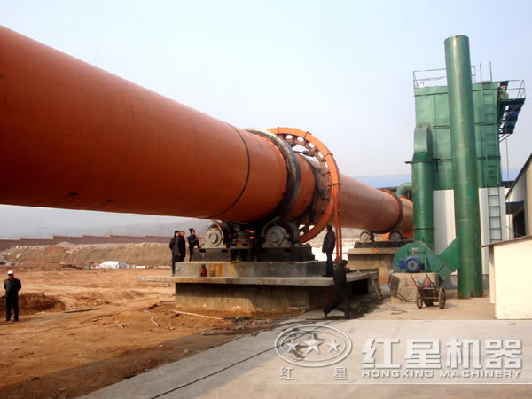 氣燒石灰回轉窯客戶安裝現場 氣燒石灰回轉窯客戶安裝現場