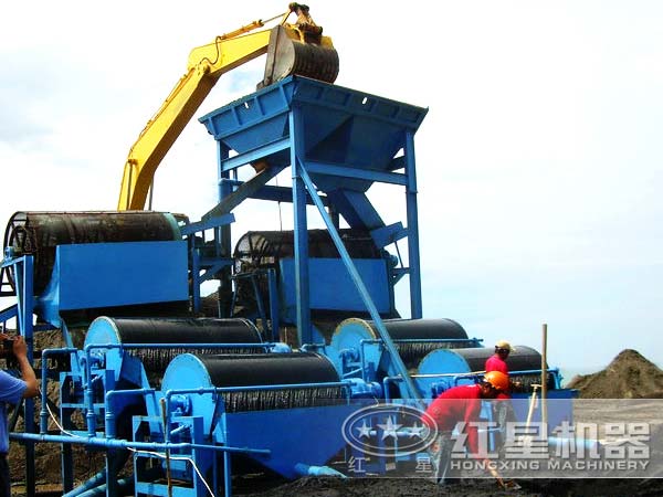 磁選生產線生產現場 磁選生產線生產現場