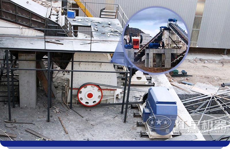 重錘破碎機應用現場