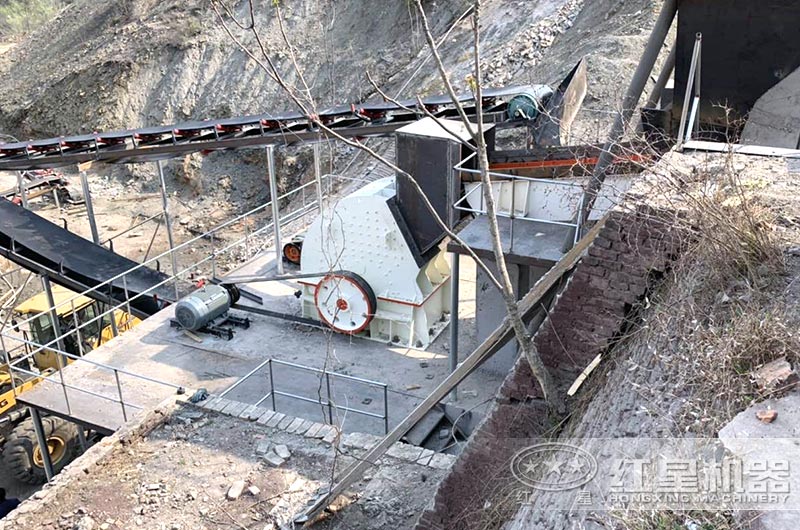 石頭錘式破碎機工作現場圖片 石頭錘式破碎機工作現場圖片