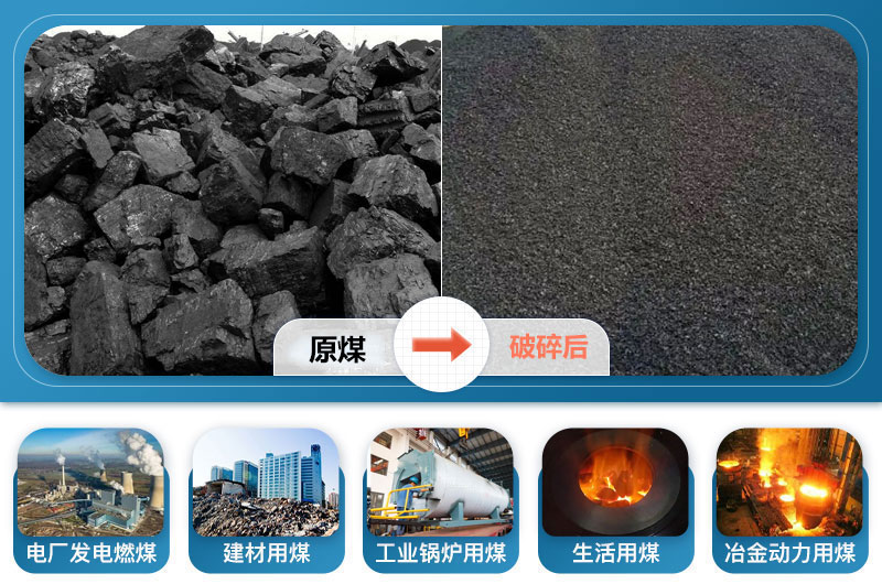 原煤破碎前后及應用領域 原煤破碎前后及應用領域
