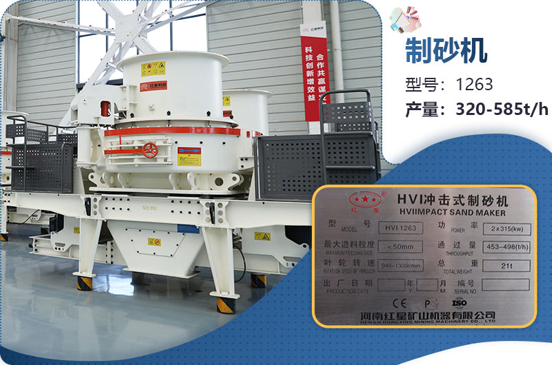 1263制砂機時產多少噸？價格多少？