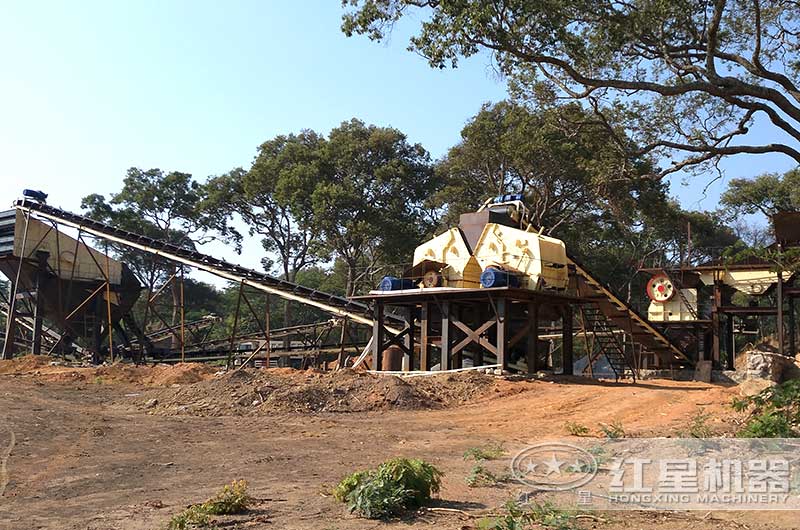 時產1000噸破碎生產線現場圖片