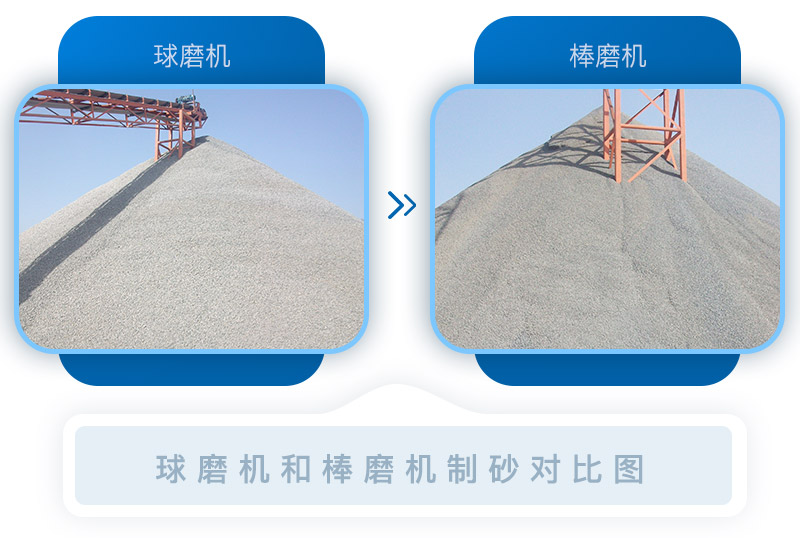 球磨機和棒磨機制砂成品展示 球磨機和棒磨機制砂成品展示