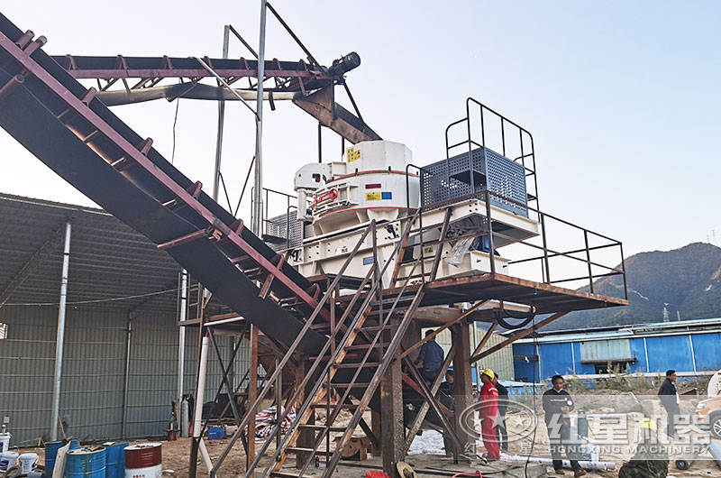 廣東客戶vsi新型制砂機工作現場 廣東客戶vsi新型制砂機工作現場