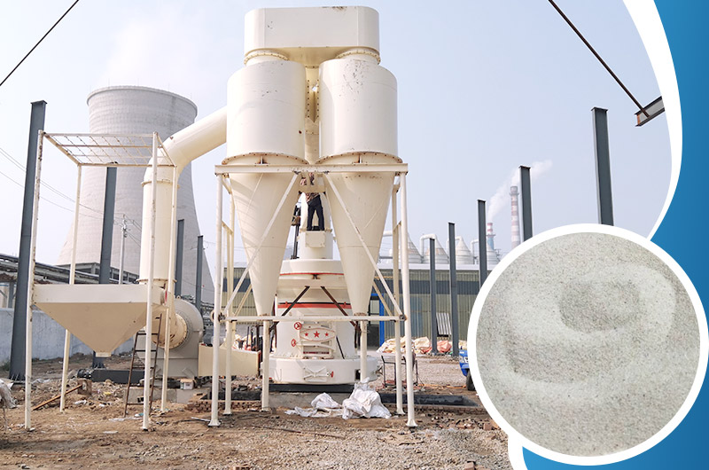 1000目石英粉加工現場 1000目石英粉加工現場