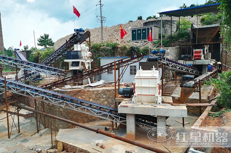 江蘇客戶制砂機生產線