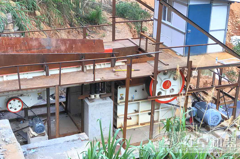 顎式破碎機作業現場圖片 顎式破碎機作業現場圖片