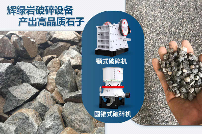 輝綠巖破碎可用的破碎機有哪些？價格多少？