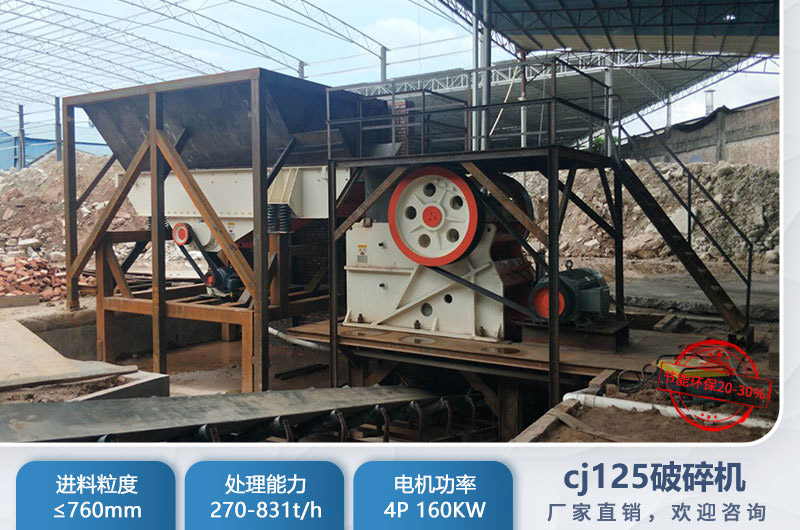 cj125破碎機是多大？參數及價格