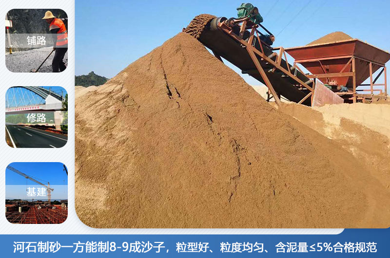 河石制砂應用領域 河石制砂應用領域