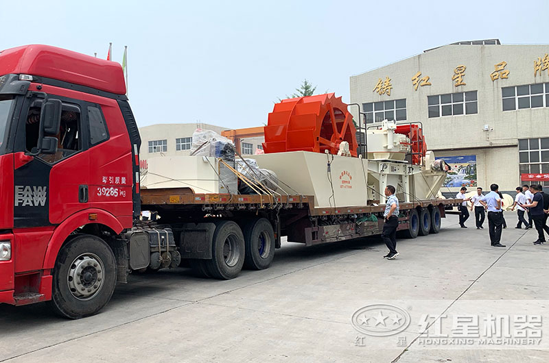 全套水洗砂生產線設備發貨 全套水洗砂生產線設備發貨