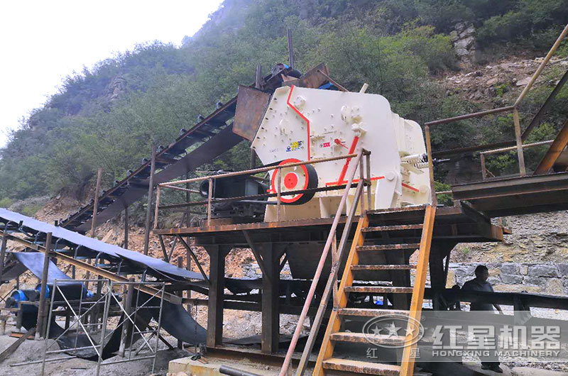 反擊式制砂機工作現場實拍圖 反擊式制砂機工作現場實拍圖