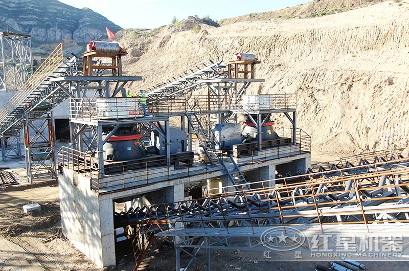 礦石破碎生產線現場圖片 礦石破碎生產線現場圖片