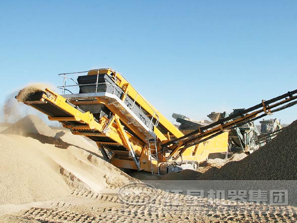 移動破碎站工作現場 移動破碎站工作現場