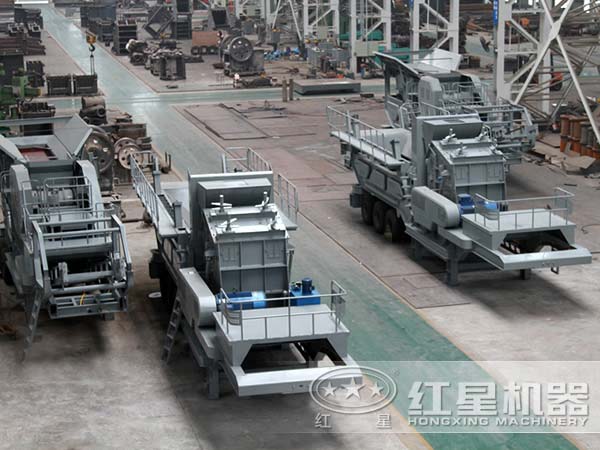 移動破碎站生產車間 移動破碎站生產車間