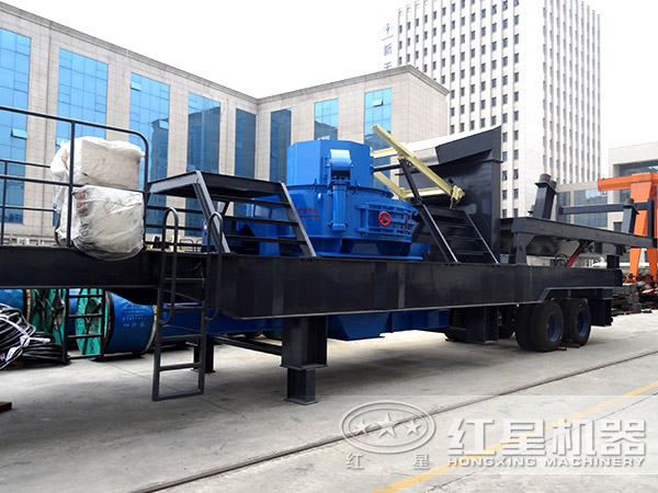 沖擊破車載移動破碎機 沖擊破車載移動破碎機