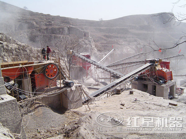 傳統砂石生產線客戶現場