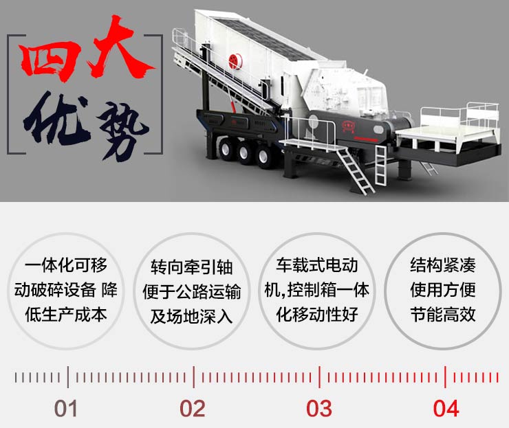 建筑垃圾移動破碎站優勢特點 建筑垃圾移動破碎站優勢特點