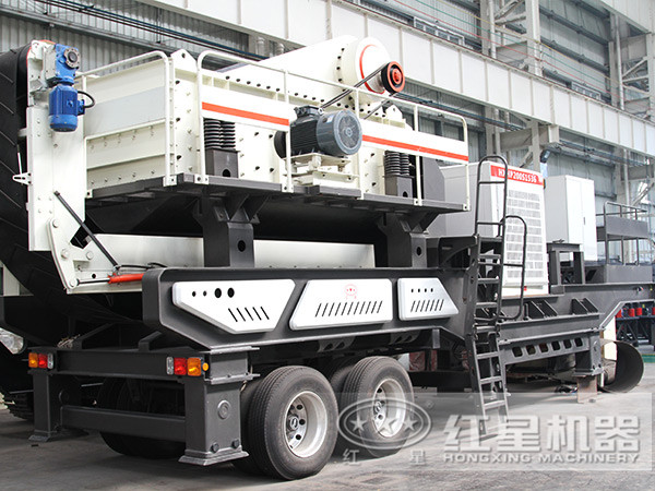 移動碎石碾沙機 移動碎石碾沙機