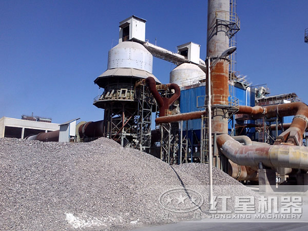 白云石回轉窯生產工藝客戶現場 白云石回轉窯生產工藝客戶現場