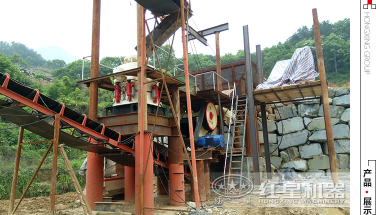 石料加工現場 石料加工現場