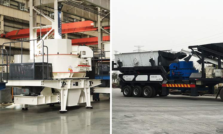 兩種類型下的河卵石制沙設備 兩種類型下的河卵石制沙設備