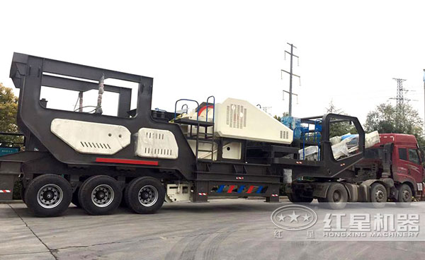 輪式流動砂石破碎車 輪式流動砂石破碎車