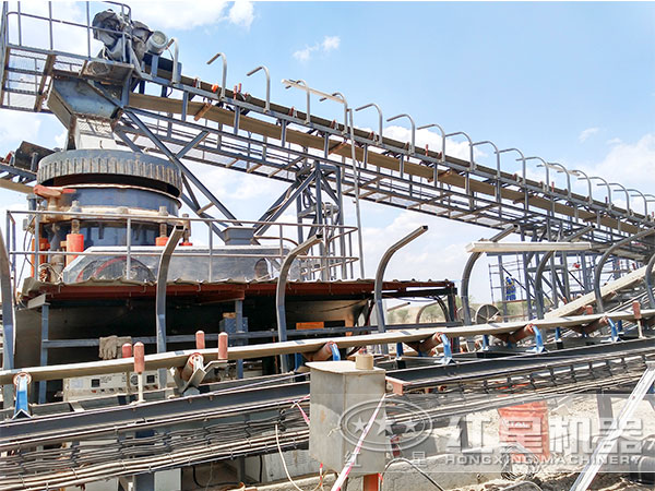 加工13石子現場 加工13石子現場