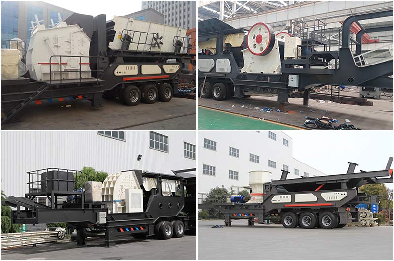 多種組機搭配方式下的流動石子機產品展示 多種組機搭配方式下的流動石子機產品展示