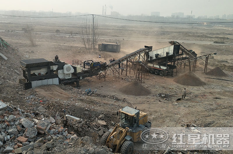 建筑垃圾回收處理現場 建筑垃圾回收處理現場