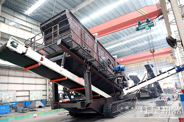 河南紅星流動磕石機生產車間 河南紅星流動磕石機生產車間