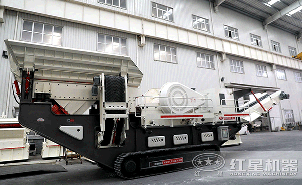 履帶移動石子顎式破碎站 履帶移動石子顎式破碎站