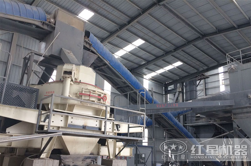 密封輸送的環保制砂現場 密封輸送的環保制砂現場