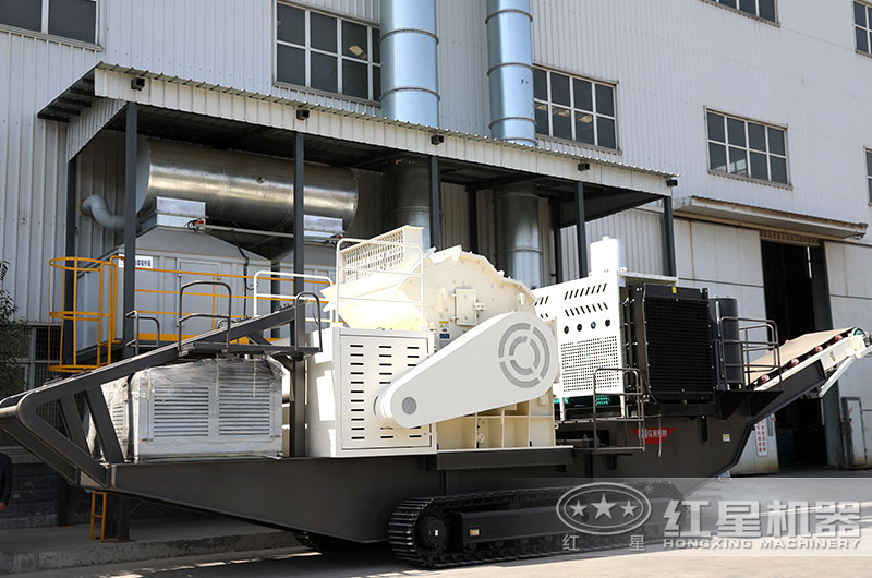 適合夜間作業的移動細碎機，破碎比大