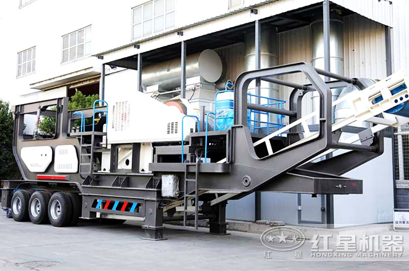 轉場方便的移動制石子機 轉場方便的移動制石子機