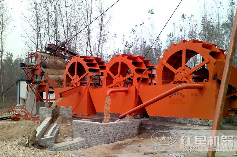 水洗砂生產現場 水洗砂生產現場