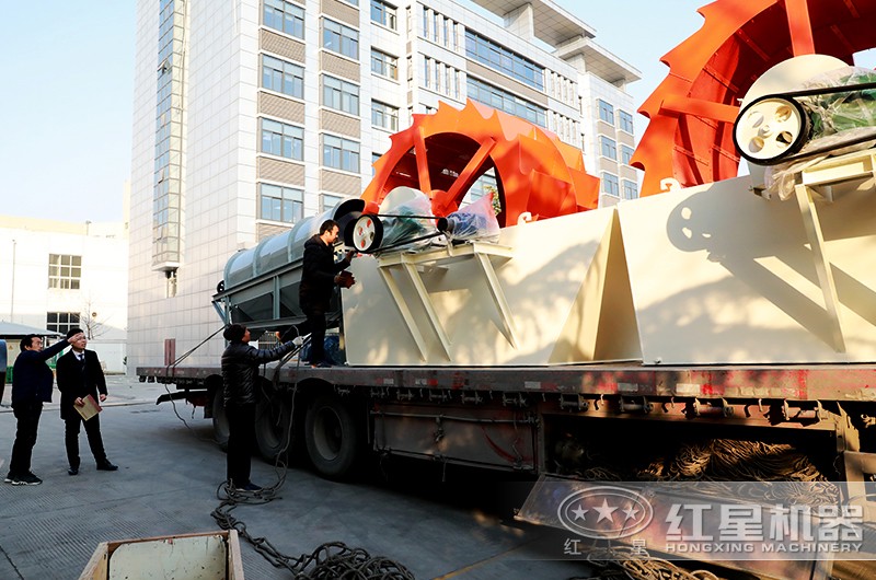 洗砂機發貨現場 洗砂機發貨現場