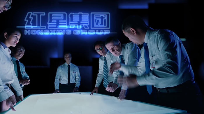 紅星與國外企業進行技術洽談 紅星與國外企業進行技術洽談