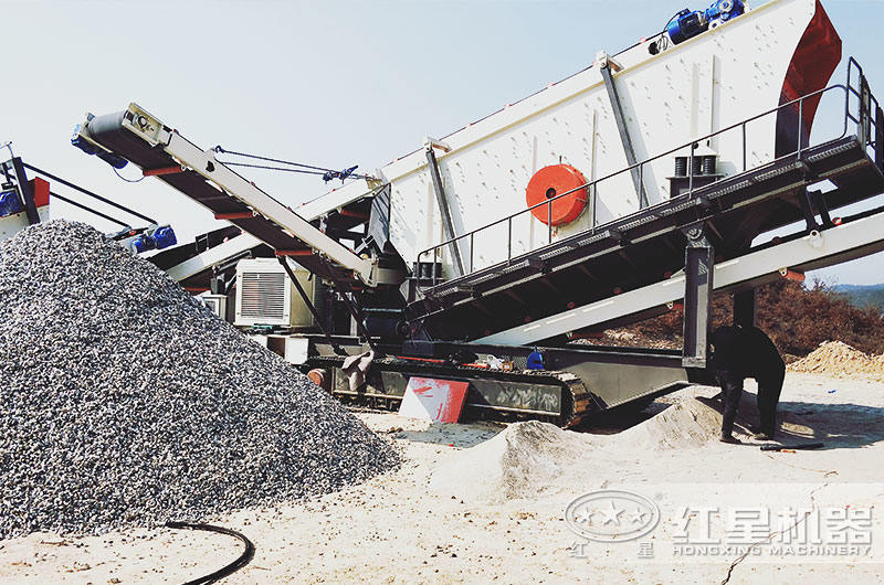 環保型砂石加工廠骨料生產中 環保型砂石加工廠骨料生產中