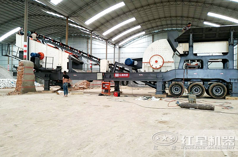 重慶砂石加工廠室內生產現場 重慶砂石加工廠室內生產現場