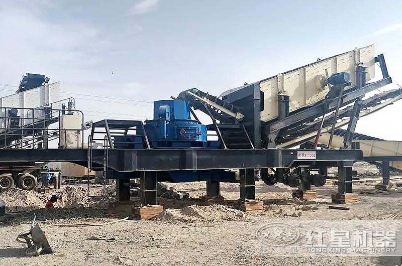 移動制砂機加工作業現場 移動制砂機加工作業現場