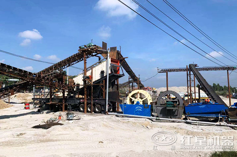 移動制砂機生產現場 移動制砂機生產現場