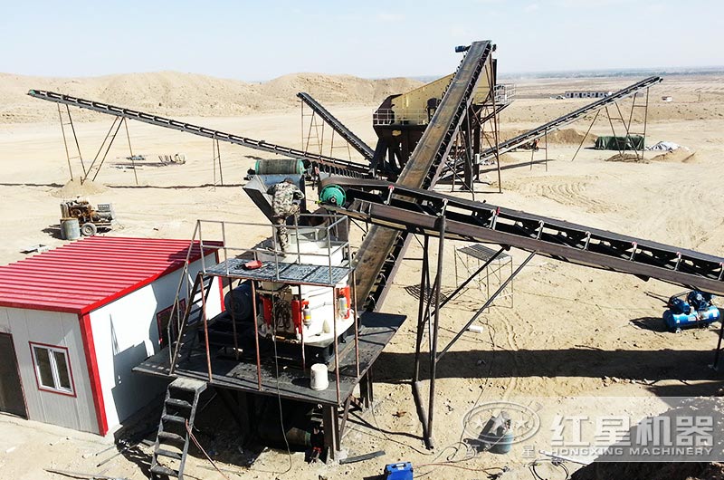 石灰石破碎生產線客戶現場二 石灰石破碎生產線客戶現場二