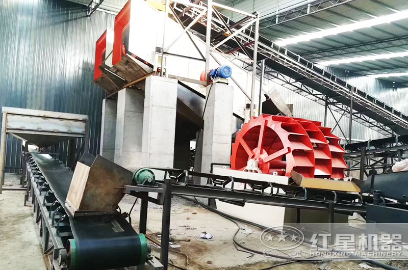 水洗砂設備工作現場 水洗砂設備工作現場