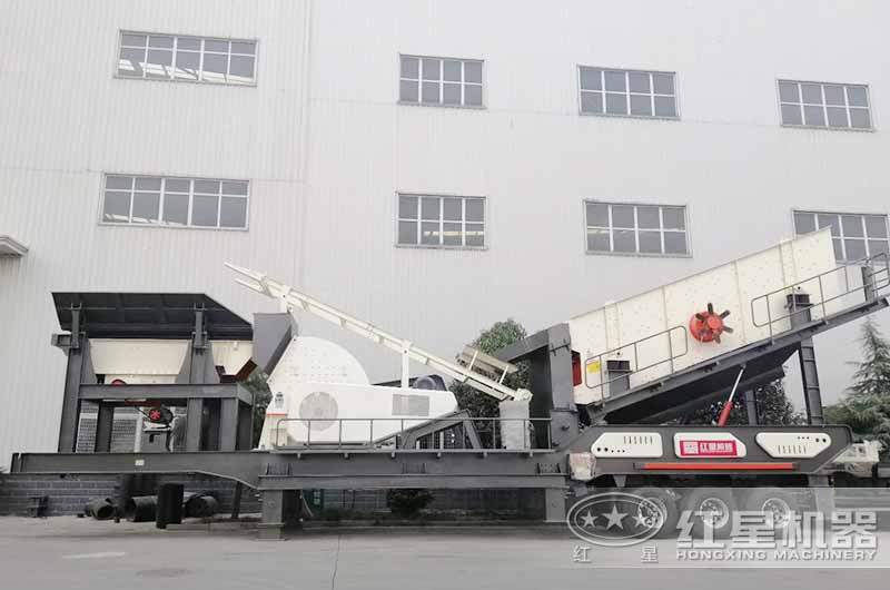 與給料機、破碎機一起搭載的新型車載可移動篩砂機